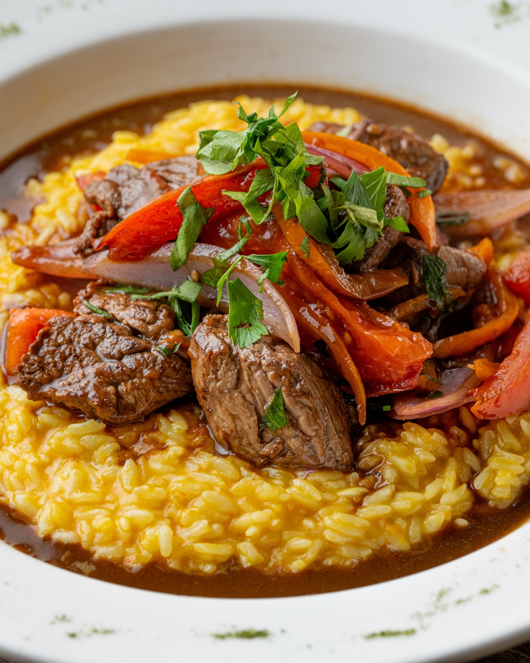 Risotto de Lomo Saltado